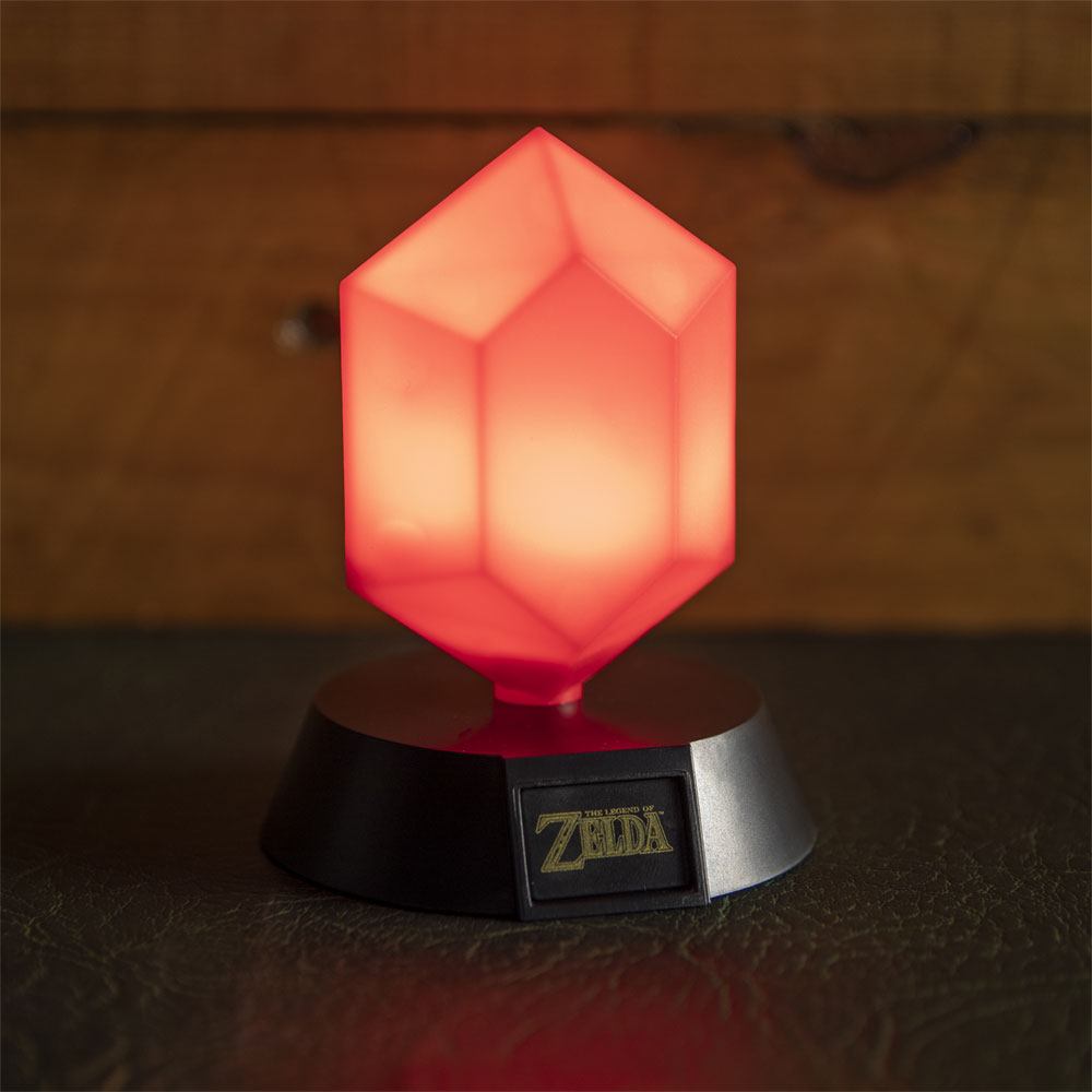 The Legend of Zelda 3D Icon Lampe Red Rupee 10 cm - Preorder - ETA: 25.12.2026