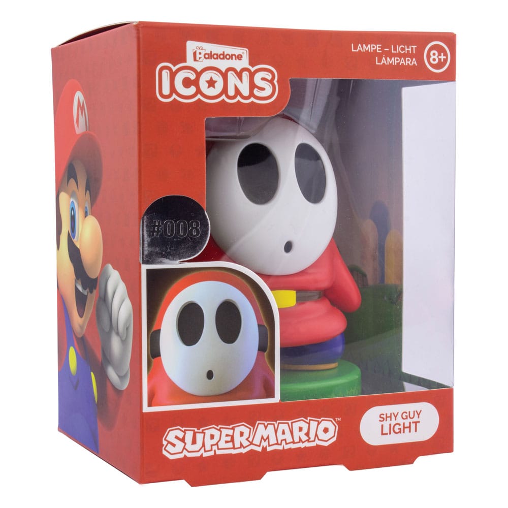Super Mario Icons Leuchte Shy Guy 11 cm - Versand: 5-7 Tage nach Bestellung