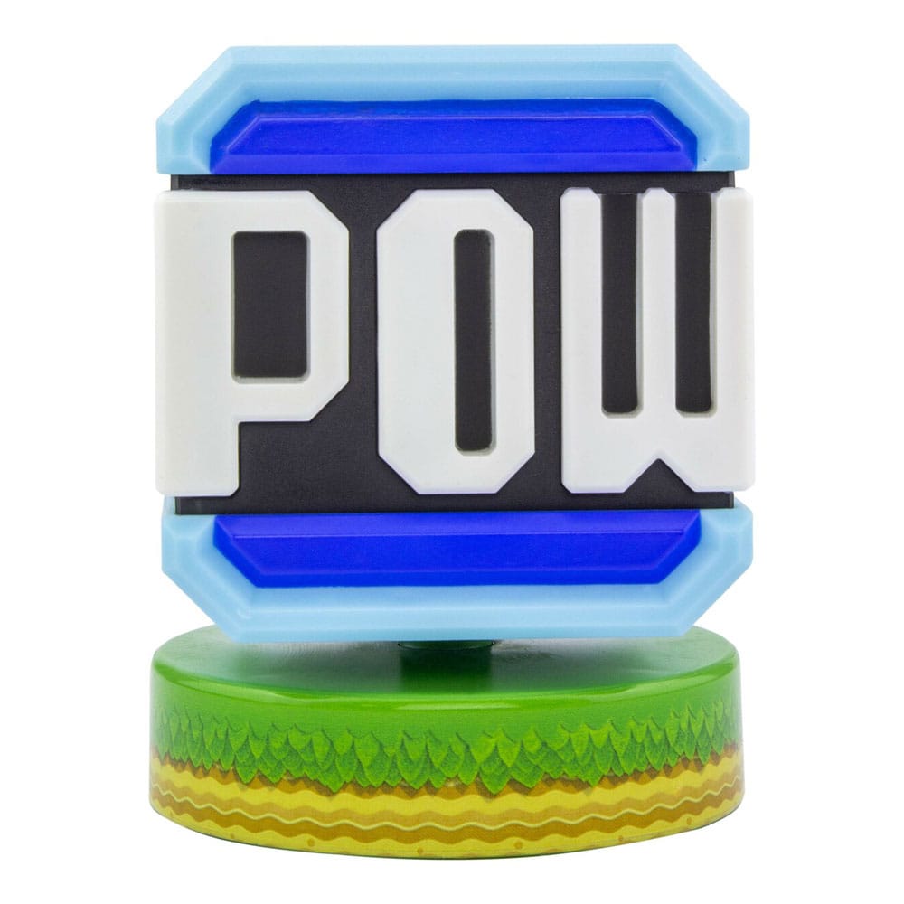 Super Mario: Pow Block Icon Light - Versand: 7 Tage nach Bestellung