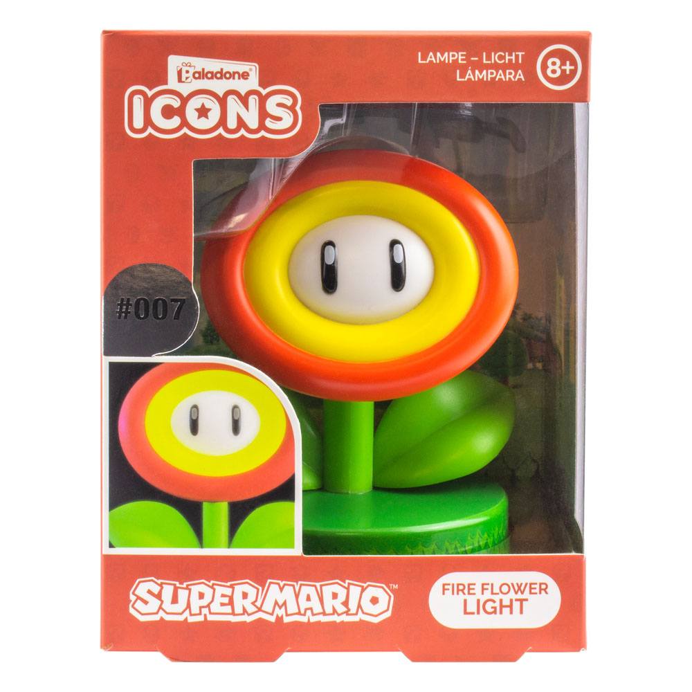 Super Mario Icon Lampe Fire Flower (V2) - Versand: 5-7 Tage nach Bestellung