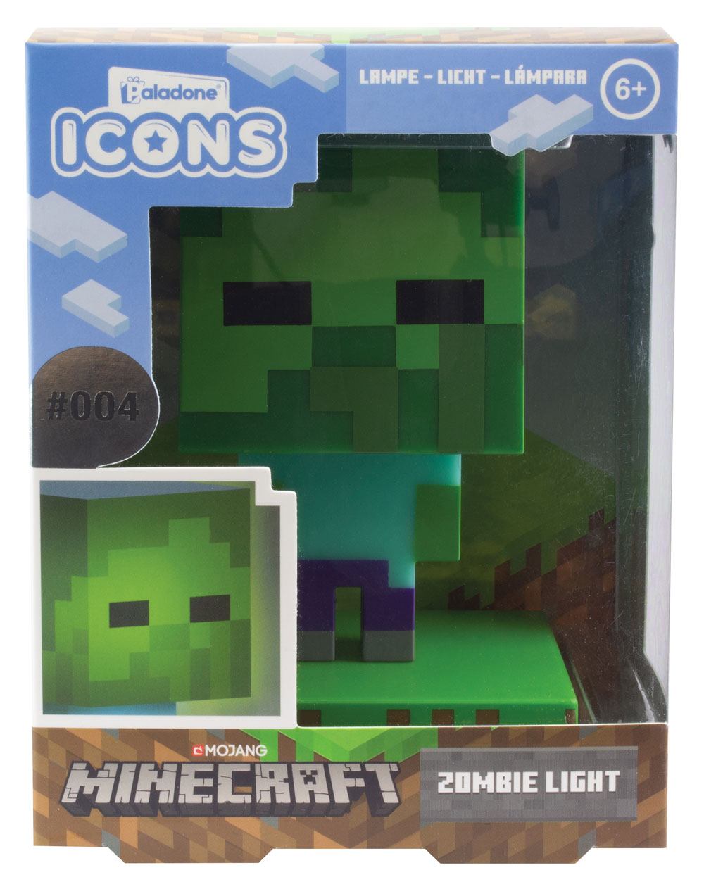 Minecraft 3D Icon Lampe Zombie - Versand: 5-7 Tage nach Bestellung