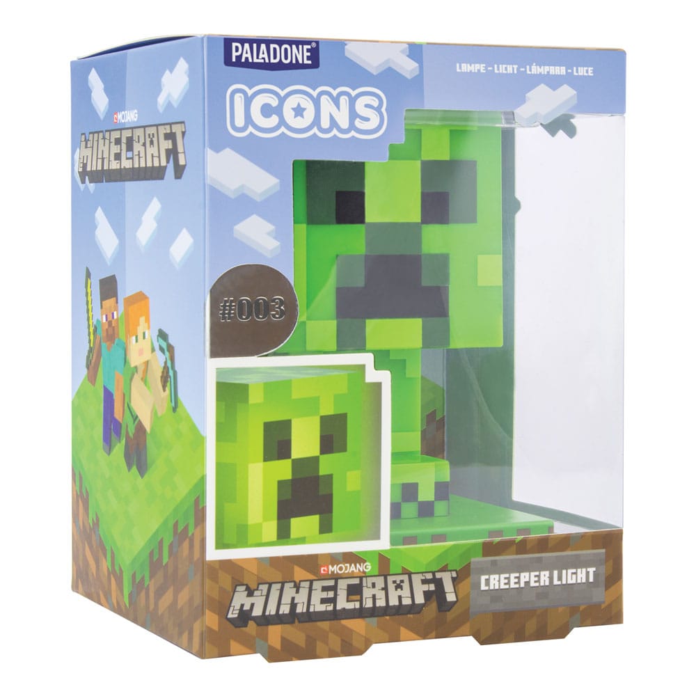 Minecraft Icons Leuchte Creeper 11 cm - Versand: 5-7 Tage nach Bestellung