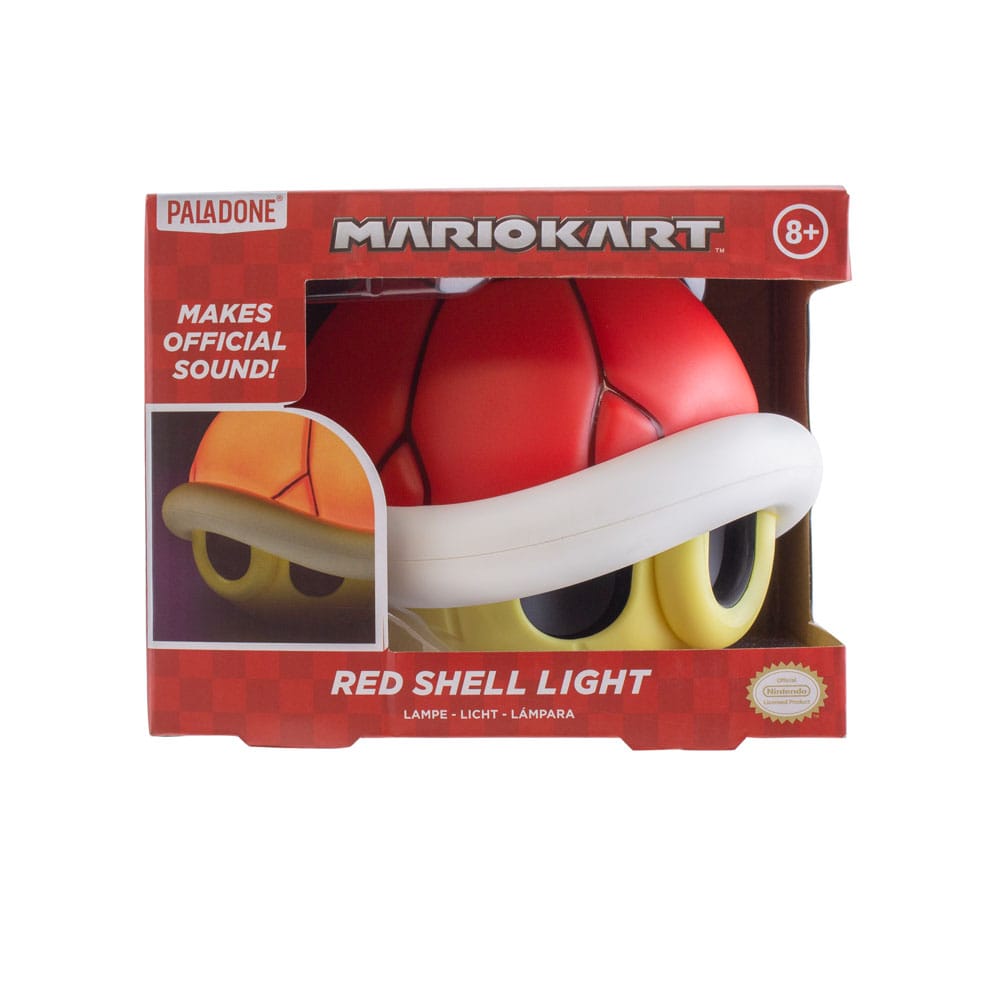 Mario Kart Leuchte mit Sound Red Shell 12 cm - Versand: 5-7 Tage nach Bestellung