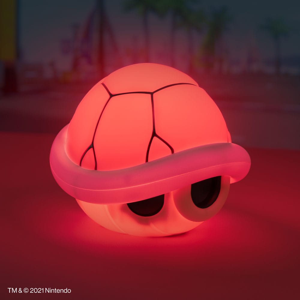 Mario Kart Leuchte mit Sound Red Shell 12 cm - Versand: 5-7 Tage nach Bestellung