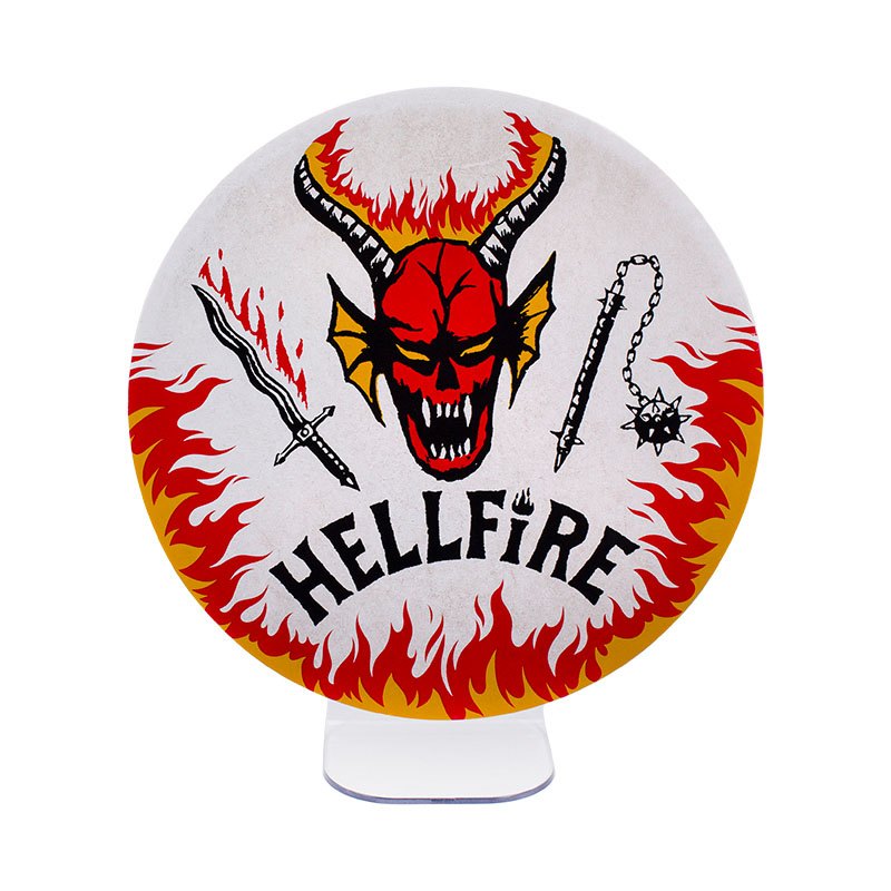 Stranger Things Lampe Hellfire Club Logo 20 cm - Versand: 5-7 Tage nach Bestellung