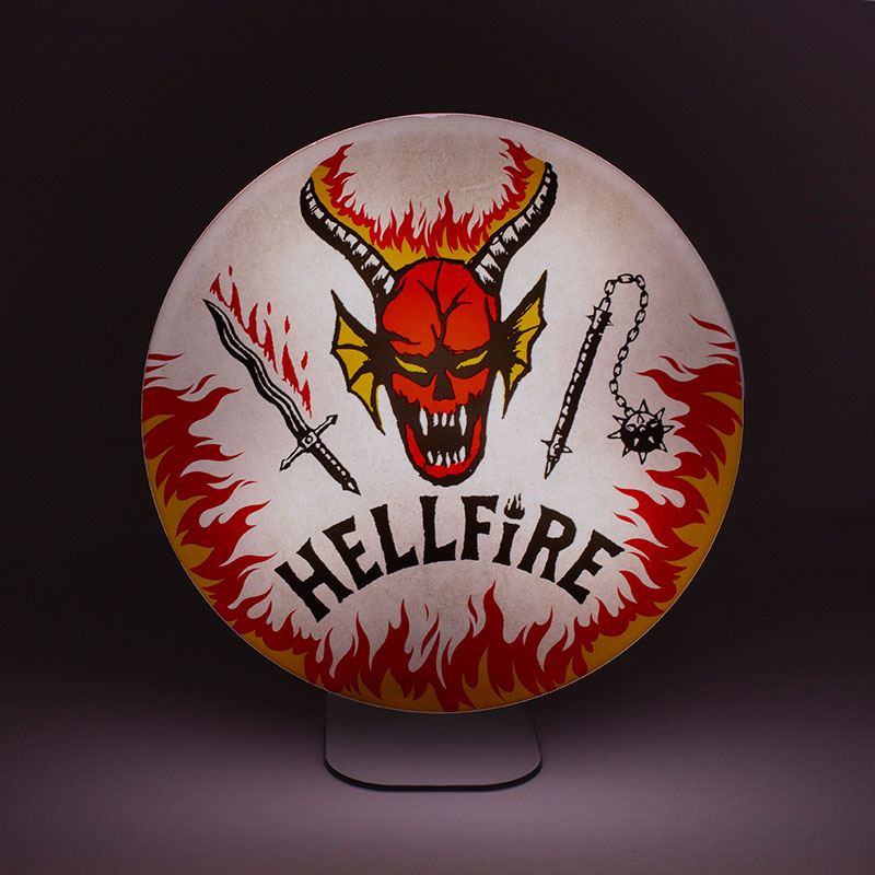 Stranger Things Lampe Hellfire Club Logo 20 cm - Versand: 5-7 Tage nach Bestellung