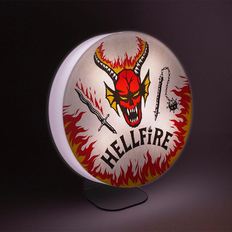 Stranger Things Lampe Hellfire Club Logo 20 cm - Versand: 5-7 Tage nach Bestellung