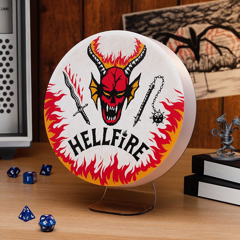 Stranger Things Lampe Hellfire Club Logo 20 cm - Versand: 5-7 Tage nach Bestellung