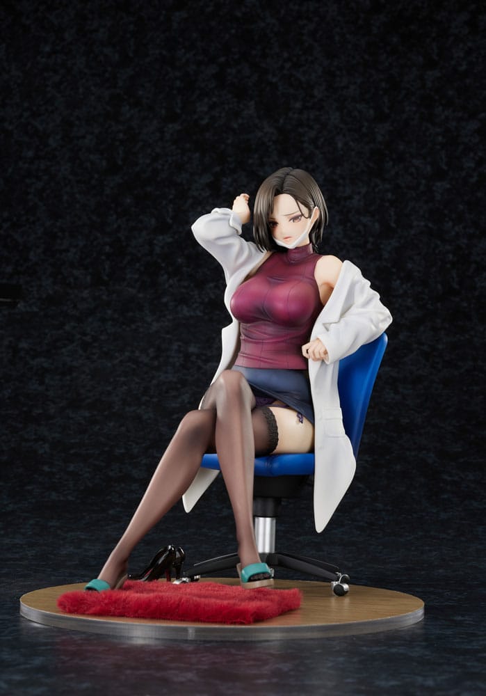 Original Character Statue 1/6 The Sulky School Nurse Illustrated by Keso Shirou 22 cm - Preorder - ETA: 25.02.2027