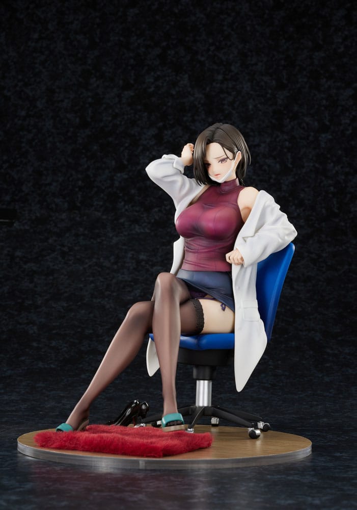 Original Character Statue 1/6 The Sulky School Nurse Illustrated by Keso Shirou 22 cm - Preorder - ETA: 25.02.2027
