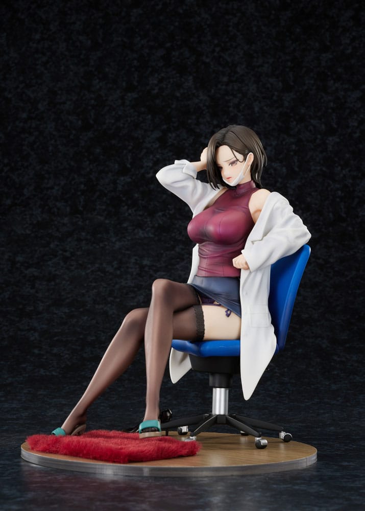 Original Character Statue 1/6 The Sulky School Nurse Illustrated by Keso Shirou 22 cm - Preorder - ETA: 25.02.2027