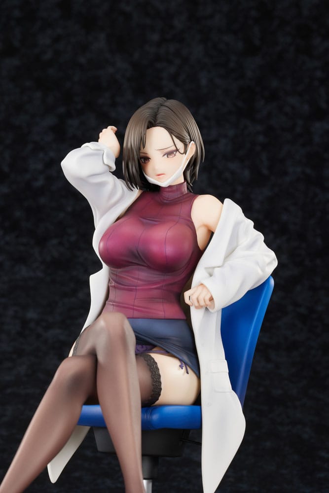 Original Character Statue 1/6 The Sulky School Nurse Illustrated by Keso Shirou 22 cm - Preorder - ETA: 25.02.2027