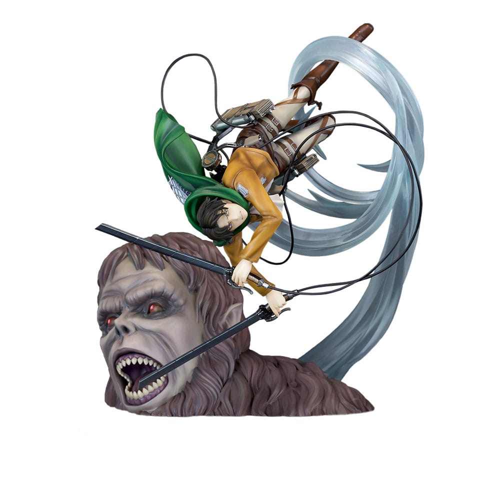 Attack on Titan PVC Statue 1/7 Levi vs Beast Titan Ver. 28 cm - Preorder - ETA: 25.11.2025