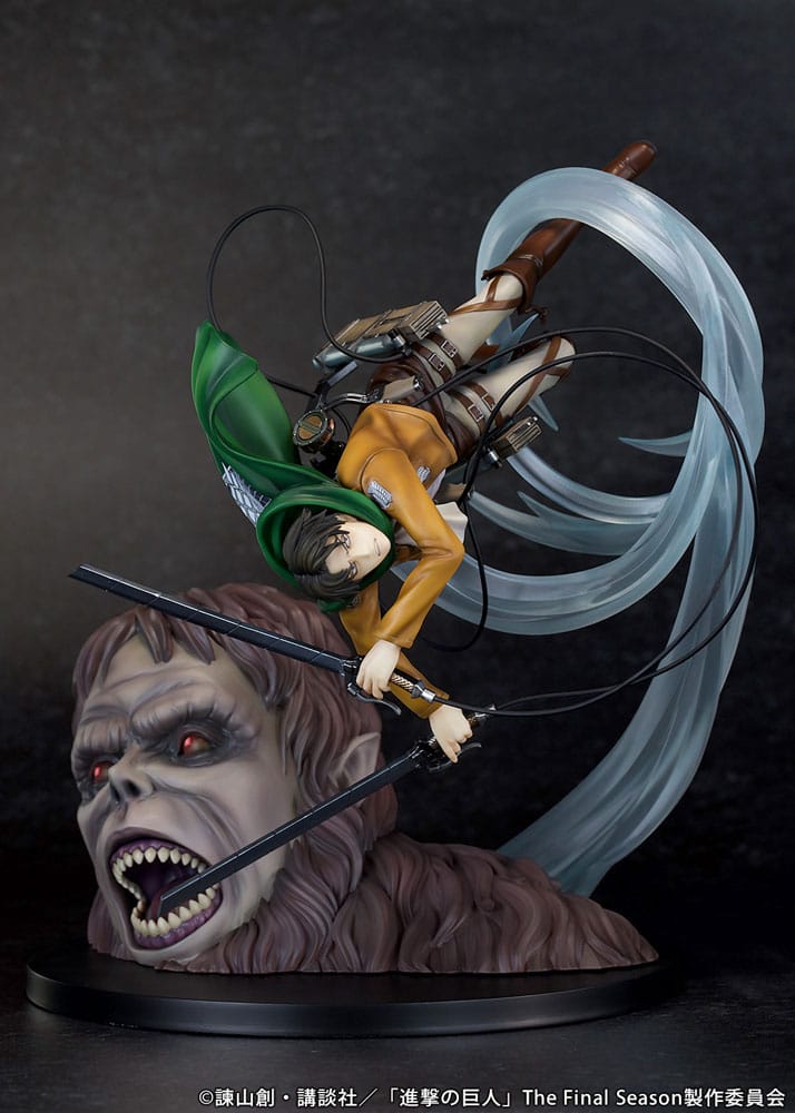 Attack on Titan PVC Statue 1/7 Levi vs Beast Titan Ver. 28 cm - Preorder - ETA: 25.11.2025