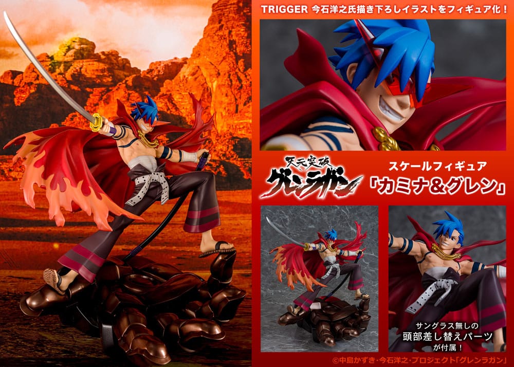 Tengen Toppa Gurren Lagann PVC Statue Kamina & Gurren 27 cm        - Preorder - ETA: 25.02.2026
