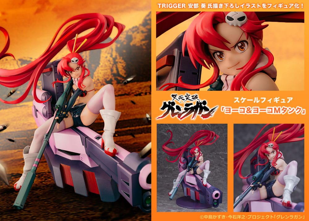 Tengen Toppa Gurren Lagann PVC Statue Yoko & Yoko M Ttank 25 cm          - Preorder - ETA: 25.02.2026