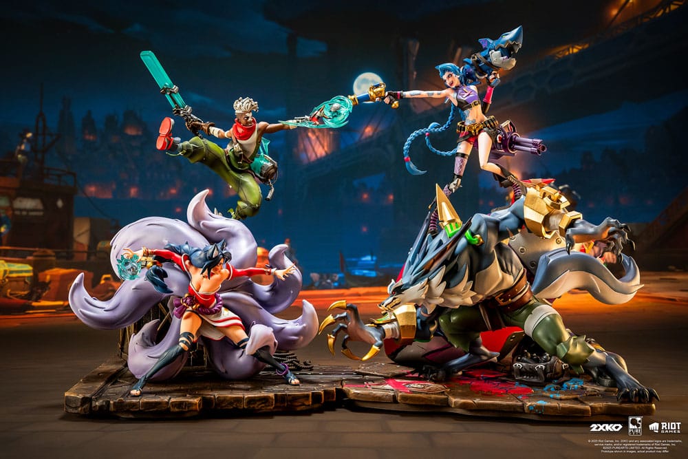 League of Legends Statue 1/10 2XKO Jinx & Warwick Diorama 37 cm - Preorder - ETA: 25.02.2027