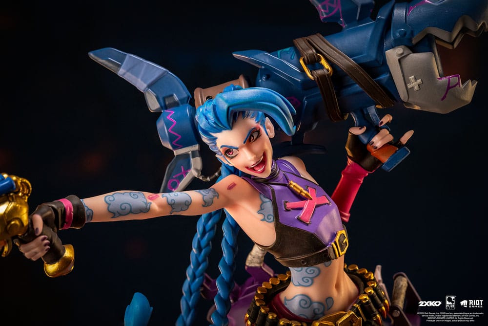 League of Legends Statue 1/10 2XKO Jinx & Warwick Diorama 37 cm - Preorder - ETA: 25.02.2027