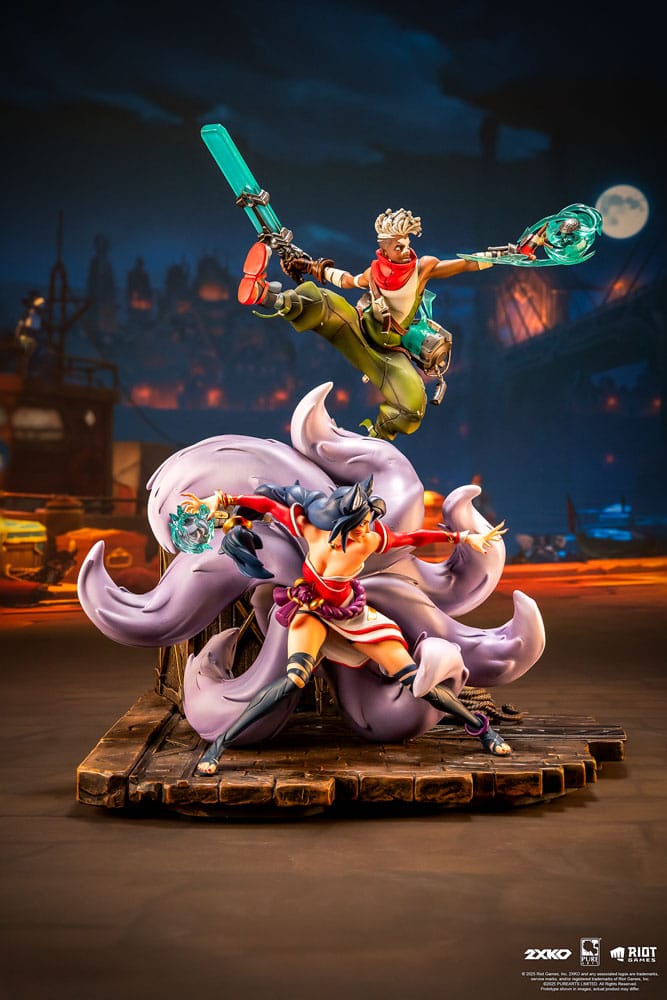 League of Legends Statue 1/10 2XKO Ekko & Ahri Diorama 30 cm - Preorder - ETA: 25.02.2027