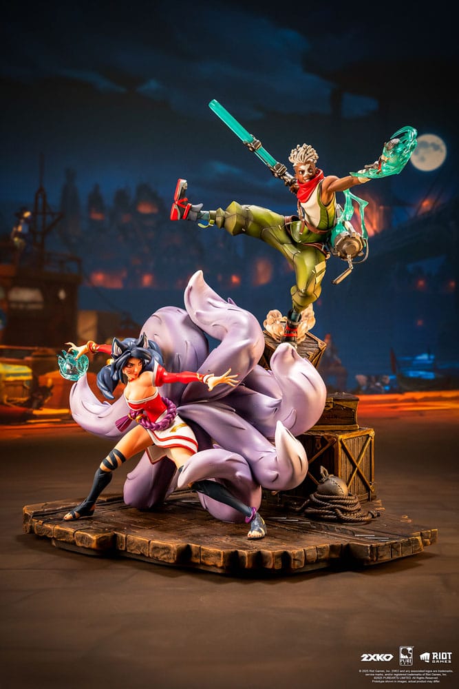 League of Legends Statue 1/10 2XKO Ekko & Ahri Diorama 30 cm - Preorder - ETA: 25.02.2027