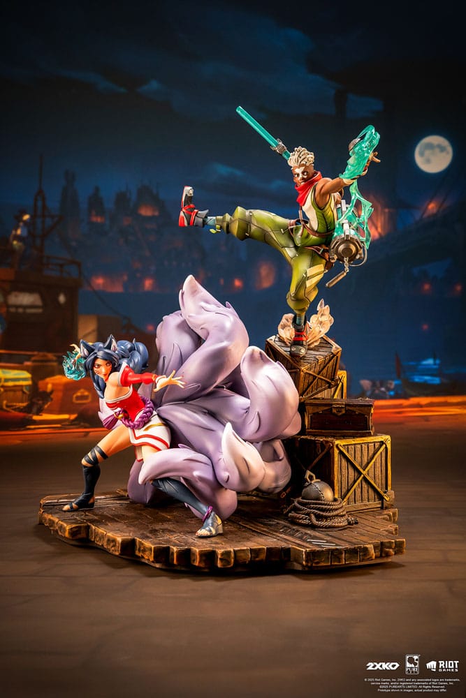 League of Legends Statue 1/10 2XKO Ekko & Ahri Diorama 30 cm - Preorder - ETA: 25.02.2027