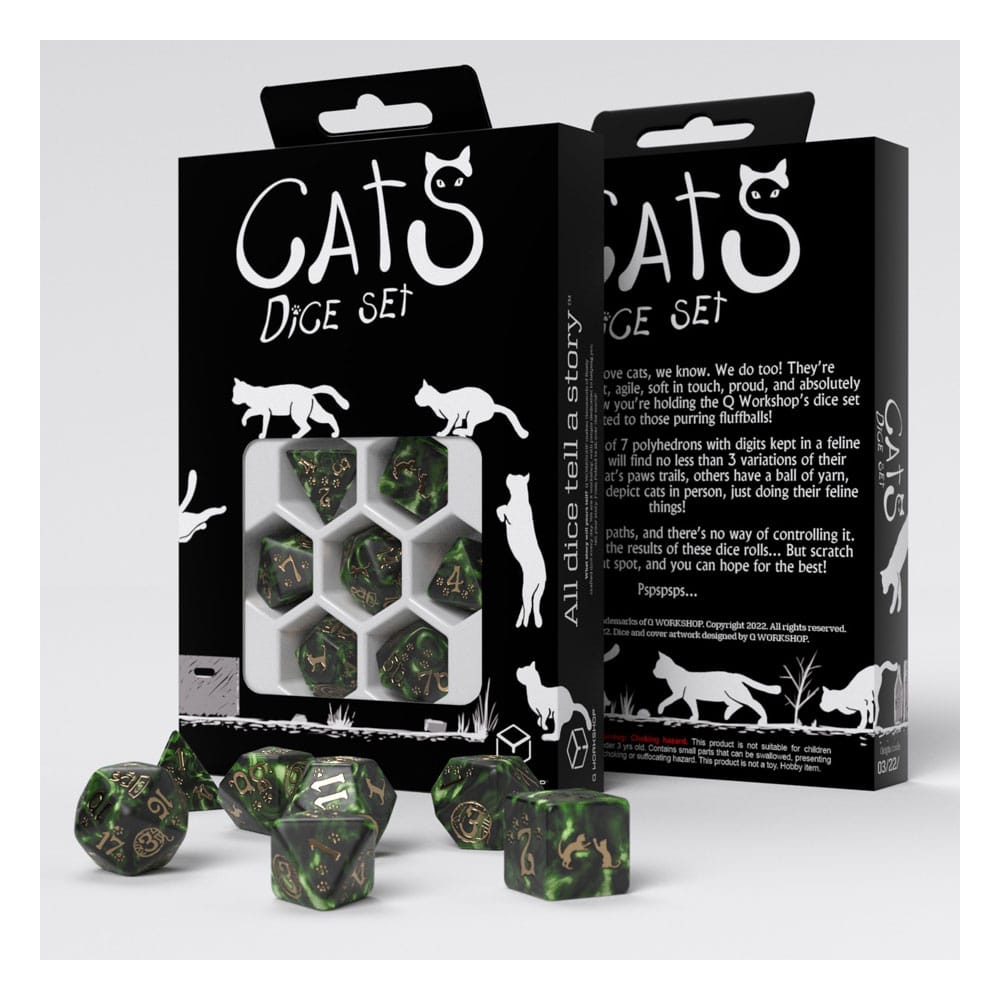 Cats Würfel Set Pixel - Preorder - ETA: 08.11.2025