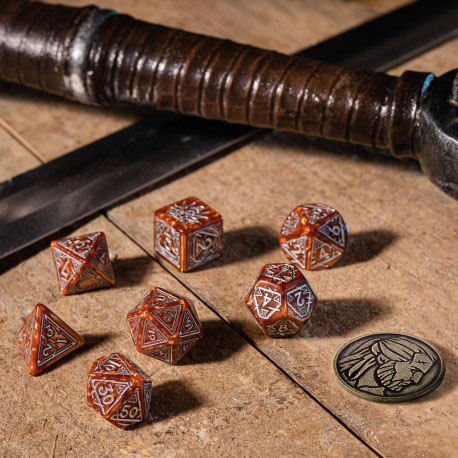 The Witcher Würfel Set Geralt The Monster Slayer (7) - Preorder - ETA: 11.08.2026
