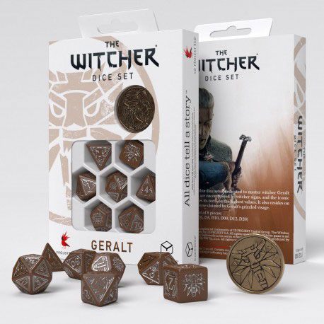 The Witcher Würfel Set Geralt Roach's Companion (7) - Versand: 7 Tage nach Bestellung