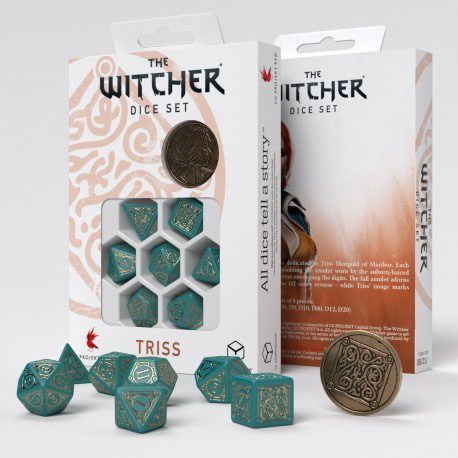The Witcher Würfel Set Triss The Beautiful Healer (7) - Versand: 5-7 Tage nach Bestellung