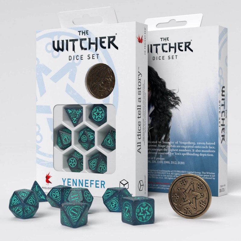 The Witcher Würfel Set Yennefer Sorceress Supreme (7) - Versand: 5-7 Tage nach Bestellung