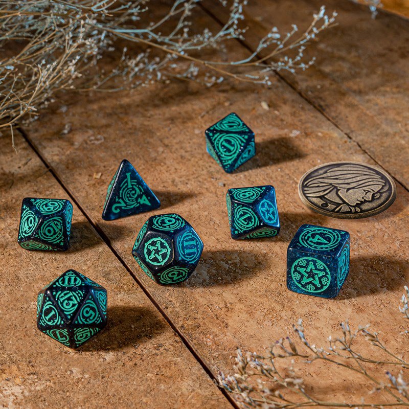 The Witcher Würfel Set Yennefer Sorceress Supreme (7) - Versand: 5-7 Tage nach Bestellung