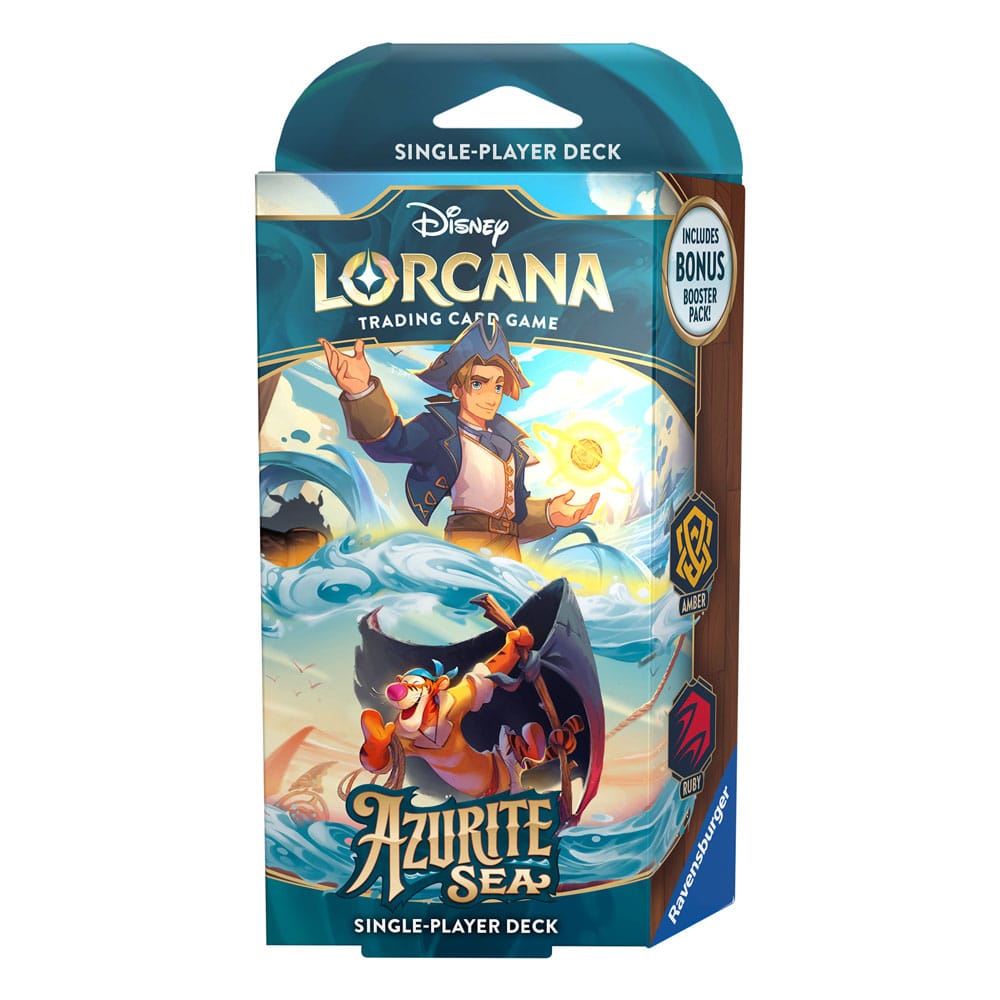 Disney Lorcana TCG Azurite Sea Starter Decks Display (8) *Englische Edition* - Versand: 5-7 Tage nach Bestellung