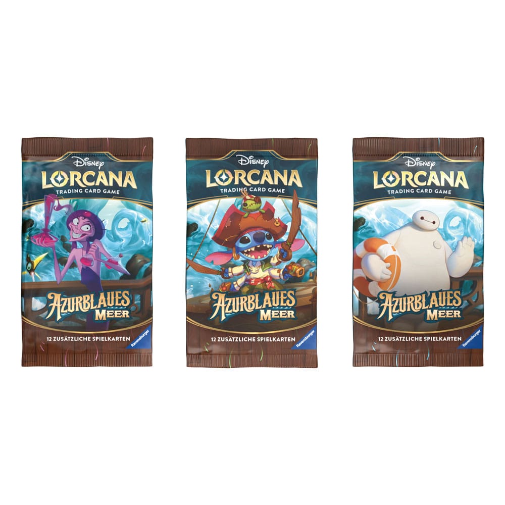 Disney Lorcana TCG Azurblaues Meer Booster Display (24) *Deutsche Edition* - Preorder - ETA: 31.10.2025