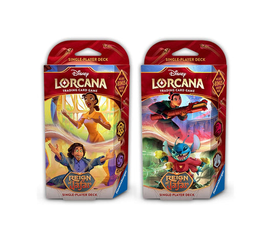 Disney Lorcana TCG Reign of Jafar Starter Decks Display (8) *Englische Edition* - Versand: 5-7 Tage nach Bestellung