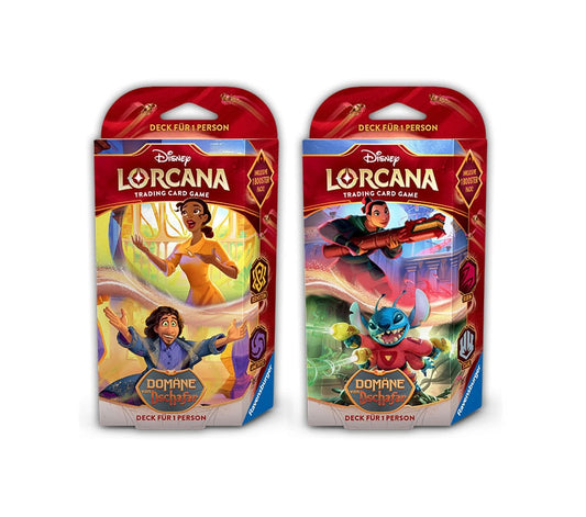 Disney Lorcana TCG Domäne von Dschafar Starter Decks Display (8) *Deutsche Edition* - Versand: 5-7 Tage nach Bestellung