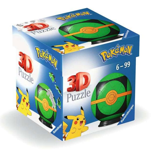 Pokémon 3D Puzzle Pokéballs: Finsterball (55 Teile) - Versand: 5-7 Tage nach Bestellung
