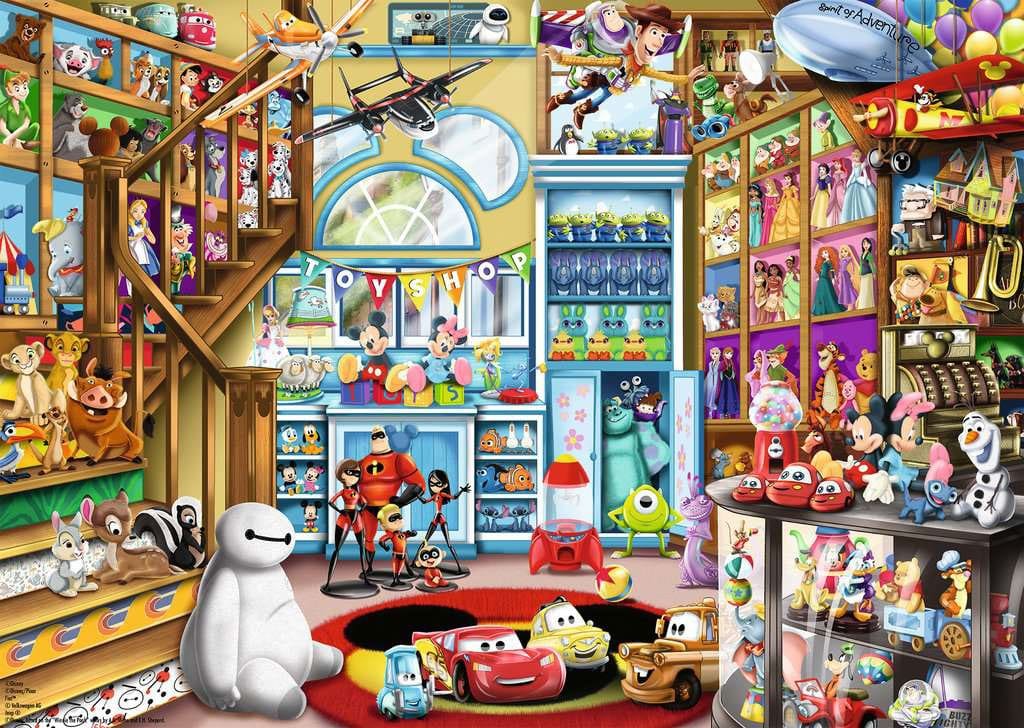 Disney Puzzle Im Spielzeugladen (1000 Teile) - Versand: 5-7 Tage nach Bestellung