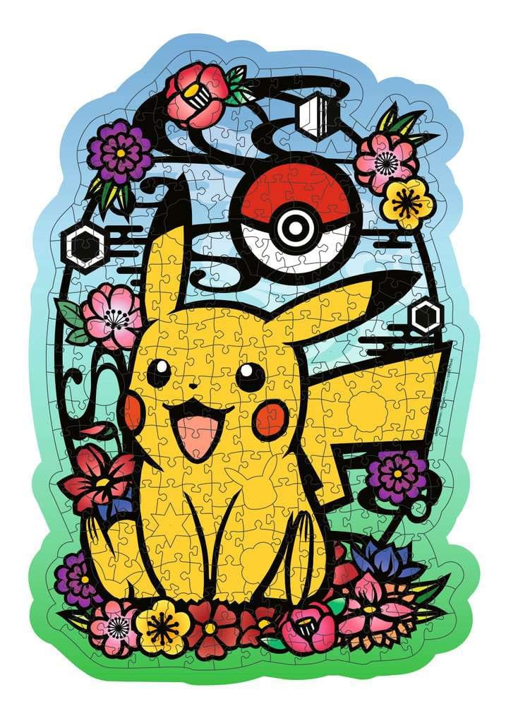 Pokémon WOODEN Holz-Puzzle Pikachu (300 Teile) - Versand: 5-7 Tage nach Bestellung