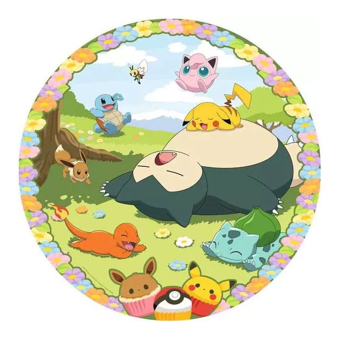 Pokémon Rund-Puzzle Blumige Pokémon (500 Teile) - Versand: 5-7 Tage nach Bestellung