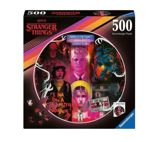 Stranger Things Rund-Puzzle Friends Don't Lie (500 Teile) - Versand: 5-7 Tage nach Bestellung