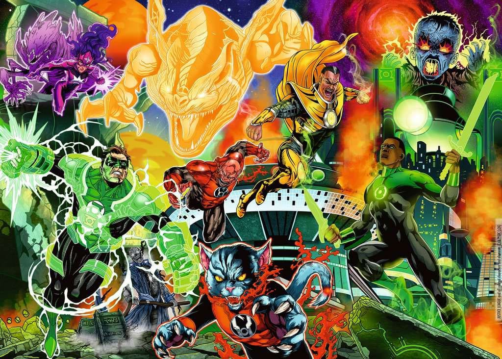 DC Comics Puzzle Green Lantern (1000 Teile) - Versand: 5-7 Tage nach Bestellung