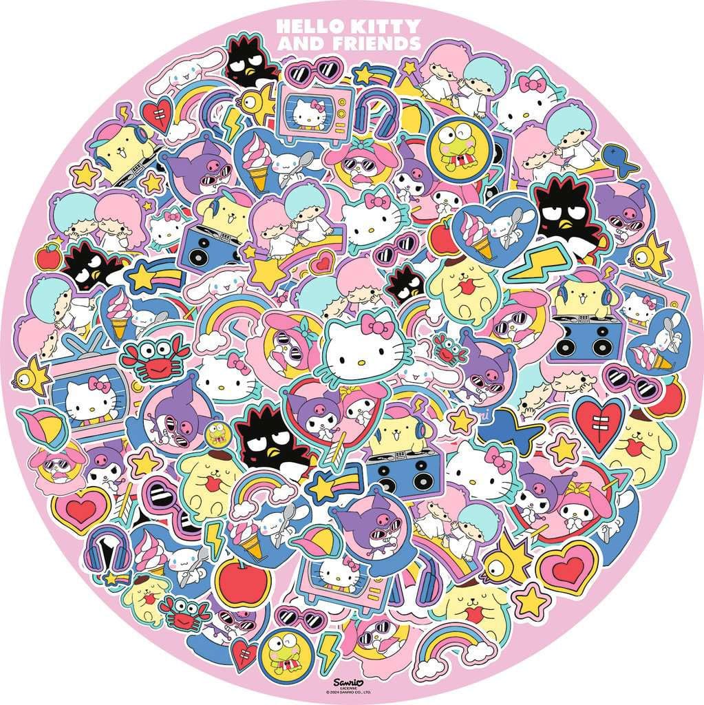 Hello Kitty and Friends Rund-Puzzle (500 Teile) - Versand: 5-7 Tage nach Bestellung