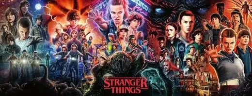 Stranger Things Puzzle Wir sehen uns auf der anderen Seite (Panorama) (1000 Teile) - Versand: 5-7 Tage nach Bestellung