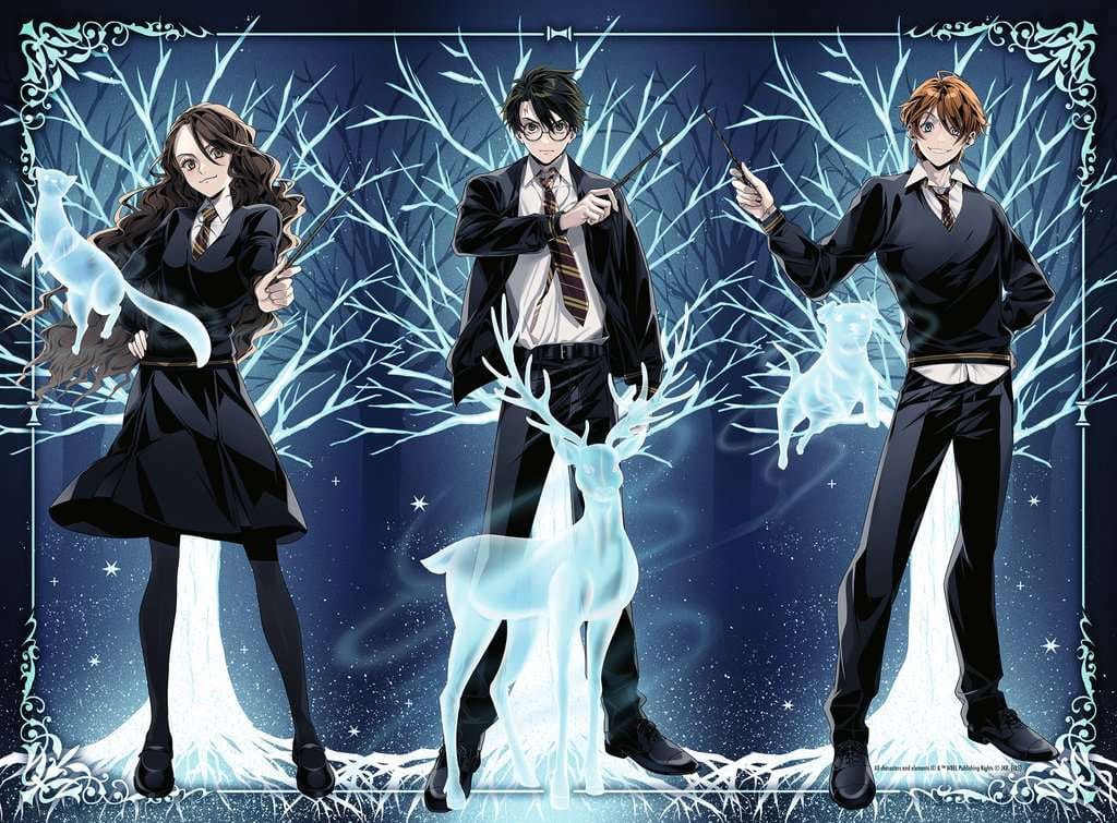 Harry Potter Glow-in-the-Dark Puzzle Leuchtender Patronus (500 Teile) - Preorder - ETA: 31.10.2025