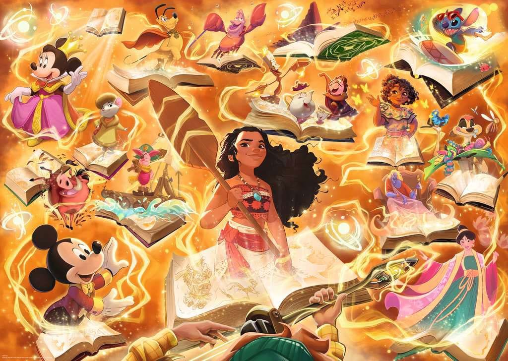 Disney Lorcana Puzzle Glimmers of the Realm: Amber (1000 Teile) - Preorder - ETA: 27.12.2025
