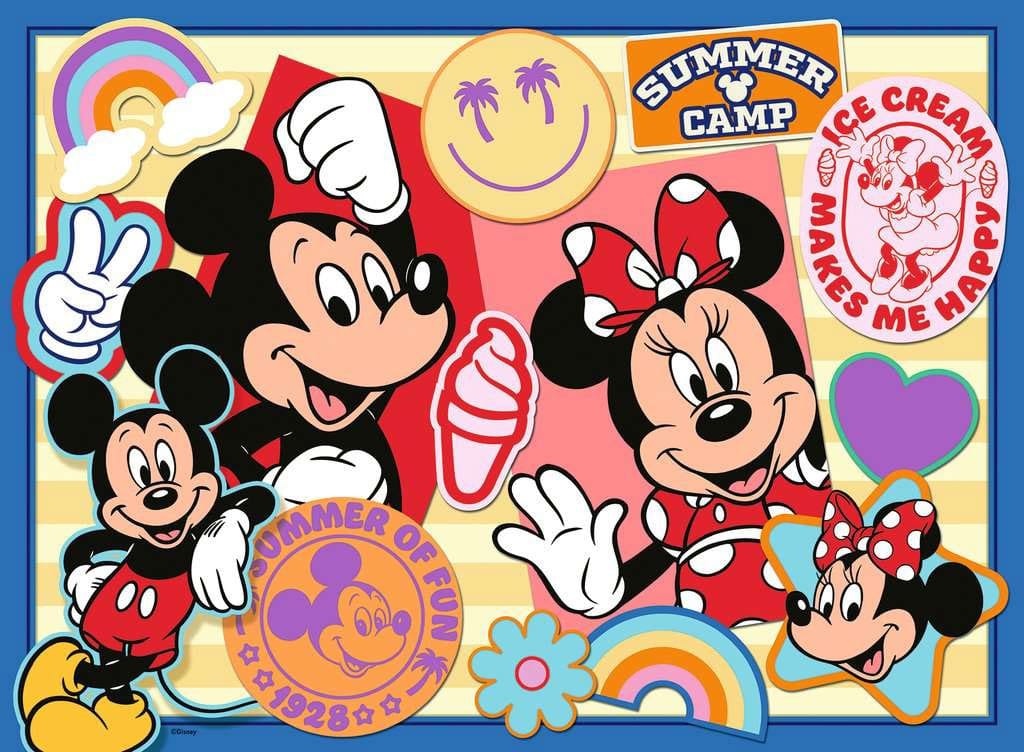 Disney Kinderpuzzle XXL Unterwegs mit Mickey und Minnie (200 Teile) - Versand: 5-7 Tage nach Bestellung