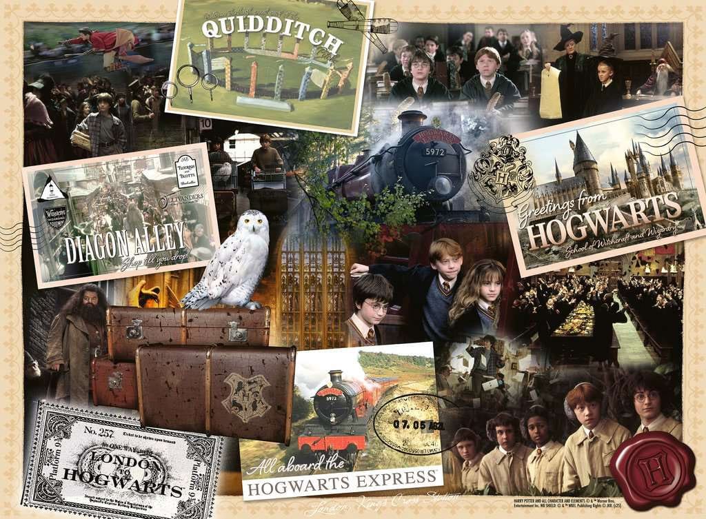 Harry Potter Kinderpuzzle XXL Zurück in Hogwarts (300 Teile) - Preorder - ETA: 31.10.2025