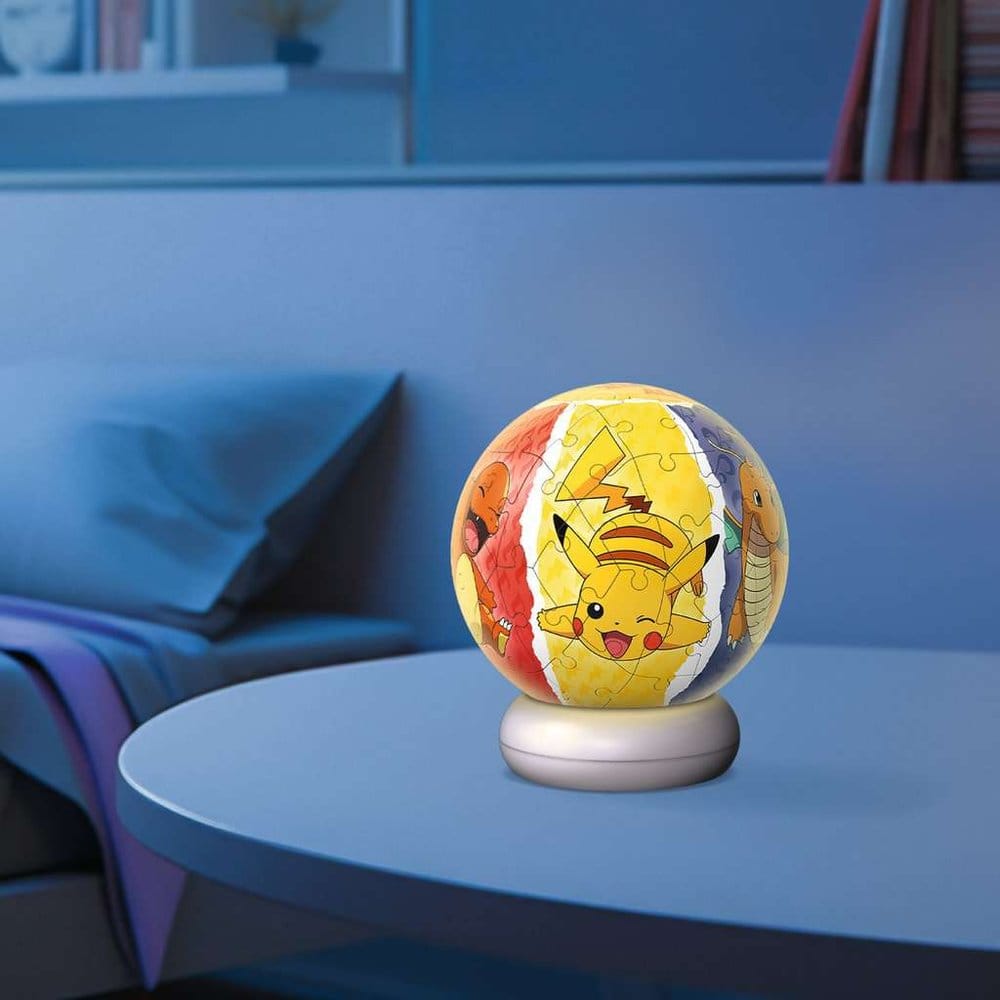 Pokémon 3D Puzzle-Ball Nachtlicht (73 Teile) - Versand: 7 Tage nach Bestellung