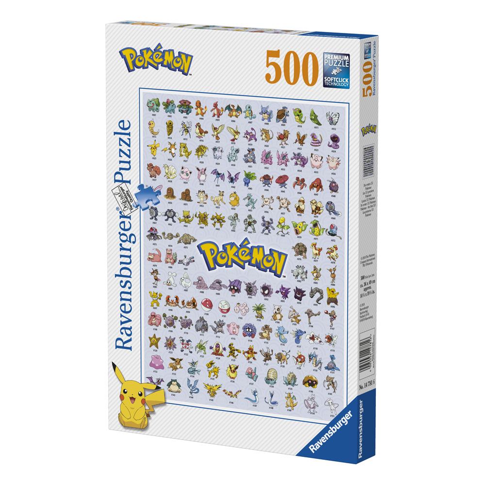 Pokémon Puzzle Pokémon Pokédex (500 Teile) - Versand: 5-7 Tage nach Bestellung