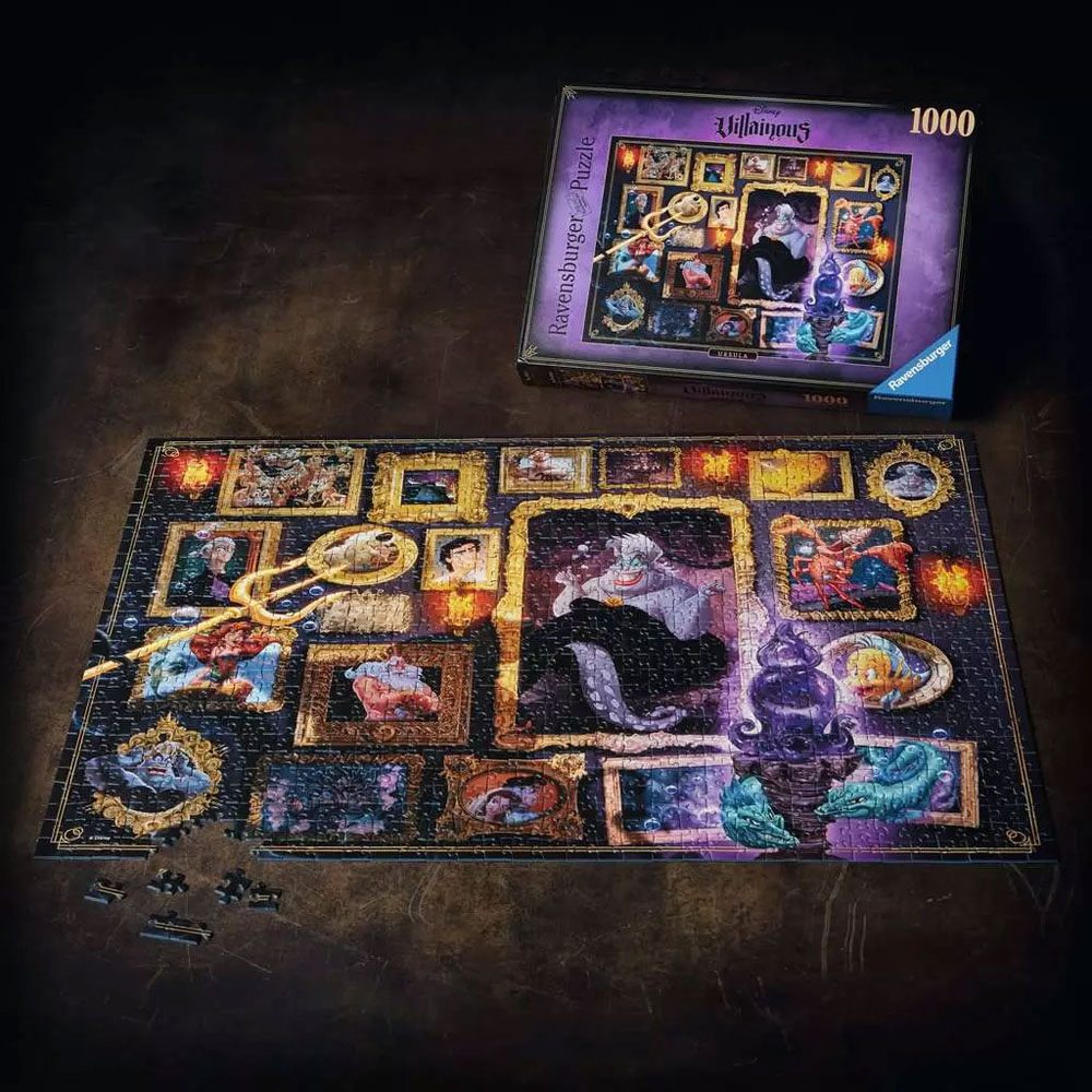 Disney Villainous Puzzle Ursula (1000 Teile) - Versand: 5-7 Tage nach Bestellung